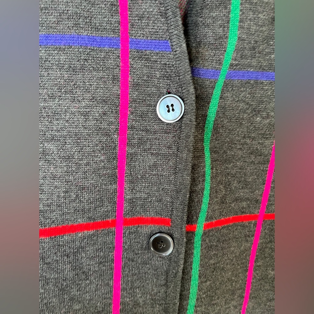Liz Claiborne Vintage 80's Wool Cashmere Long Grey Sweater
Cardigan - Picture 8 of 14